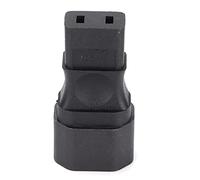 Adaptateur Secteur IEC 320 C14 Mâle vers IEC 320 C9 Femelle, Prise de Conversion Longue Durée pour Ordinateurs Portables, Téléphones Portables, Chargeurs USB, Sortie CA 6A 250V