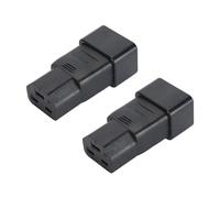 Adaptateur Secteur IEC 320 C20 vers C21, Paquet de 2 Convertisseurs de Prise d'alimentation IEC320 C20 vers IEC320 C21, Prise de Conversion PDU Serveur Adaptateur d'alimentation