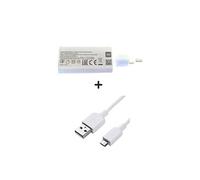 Adaptateur Secteur MDY-11-EP 3A 22.5 W Fast Charger + Câble Micro Usb Blanc Originale Pour Redmi Note 5 - Redmi Note 5A - Redmi Note 4 / 4A - Redmi
