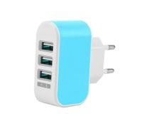 Adaptateur secteur mural à trois Ports USB, livraison directe, prise ue 3,1 a, chargeur mural