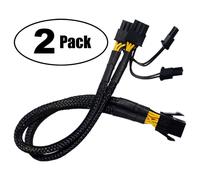 Adaptateur secteur PCI-e6 broches vers double PCIe8 broches pour carte graphique, câble d'extension VGA en Y pour carte graphique de minage