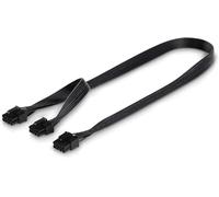 Adaptateur secteur pour carte graphique X-35118, 2 prises PCle 6+2 vers prises PCle 8 broches, noir, 0,60 m