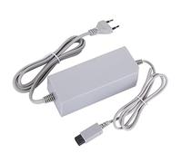 Adaptateur Secteur pour Console Wii, Remplace L'adaptateur Ancien/cassé, Portable et de Haute qualité, Protections Multiples, Matériau ABS, Gris (Prise UE)
