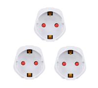 Adaptateur secteur pour l'Afrique du Sud vers l'Europe, prise Schuko avec mise à la terre, entrée universelle, 250 V, garantie limitée à vie,