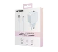 Adaptateur secteur pour Meta Quest 2. Chargeur 3A et câble USB-C 3A de 1.2m