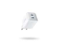 Adaptateur secteur PowerPort III 40 Watt 3 A IQ 3.0 2 connecteurs de sortie (2 x USB-C) Blanc