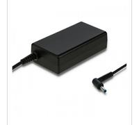Adaptateur secteur Qoltec 51555 65W pour ordinateur portable, entrée 220-240V, sortie 19.5V 3.33A, protections surcharge/court-circuit, certifié HP/Compaq