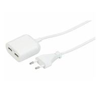 Adaptateur secteur - REVOLT - Smart Power - 2 ports USB - 150 cm