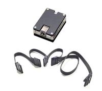 Adaptateur secteur rigide 4SATA 5,5 x 2,5 mm DC 12 V vers 12 V/5 V pour disques durs et SSD SATA
