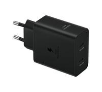 Adaptateur secteur Samsung Duo 2x USB-C 50 W, chargeur mural - Noir