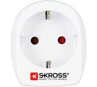 Adaptateur secteur Skross Europe vers Suisse Blanc G