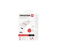 Adaptateur secteur SMART IC 1x USB 1A POWER + câble de données USB - microUSB 1,2m blanc - 8595217464483