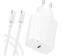 Adaptateur secteur - SQUARE DIFFUSION - 20W - Charge rapide - Câble 2M - Protection surchauffe