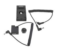 Adaptateur secteur stable pour la cinématographie, plaque de batterie avec double sortie CC et protection contre les surintensités pour un