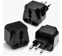 Adaptateur secteur suisse de type J, lot de 3, usage universel en voyage