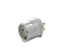 Adaptateur Secteur UK vers EU - Compatible avec Les appareils de Voyage, Permet la Connexion sécurisée d'équipements électroniques en Europe.