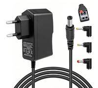 Adaptateur Secteur Universel 12V 2A 24W, AC 100-240V vers DC 12V, avec 4 Embouts 5.5x2.1mm, 5.5x2.5mm, 4.0x1.7mm et 3.5x1.35mm, pour Bande LED, routeur, caméra, Clavier Yamaha