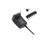 Adaptateur secteur universel 30 W CA - CC 3 V - 4,5 V - 6 V - 7,5 V - 9 V - 12 V réglable