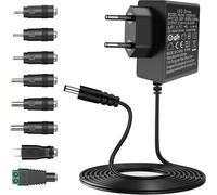 Adaptateur Secteur Universel AC à DC 12V 2A 24W Transformateur d'alimentation à Découpage pour électroniques Ménagers 12V