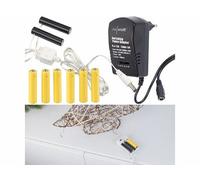 Adaptateur secteur universel avec piles factices AAA pour alimentation continue