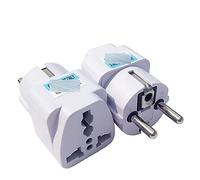 Adaptateur secteur universel mondial Blanc 1 0A / 16A 250V Adaptateur de voyage universel Convertisseur de prise de courant pour AU ROYAUME-UNI US UE Allemand France Corée Suisse Brésil Afrique du Sud