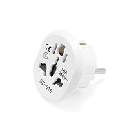 Adaptateur secteur universel mondial UE Adaptateur secteur Adaptateur Universal Adaptateur de voyage 1 6A 250V UE Prise de convertisseur AU US UK CN à UE Prise murale CE CE Prise de voyage pour adapta