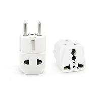 Adaptateur secteur universel mondial Universel UK US AU à UE AC Adaptateurs d'alimentation en France Allemagne Grèce UE Convertisseur de bouchon Chargeur électrique Prise de voyage pour adaptateur sec