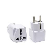 Adaptateur secteur universel mondial Universel UK US AU à UE Brancher CA Adaptateurs de voyage en France Allemagne Grèce Espagne Pays-Bas Convertisseur Chargeur électrique Prise de voyage pour adaptat