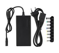 Adaptateur Secteur Universel pour Chargeur D'ordinateur Portable 96 W, Tension Réglable 12-24 V, Adaptateur de Commutateur d'alimentation à 7 Positions avec 8 Ports CC et Double