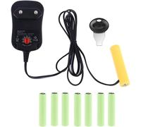 Adaptateur Secteur Universel réglable de Tension 3V 4.5V 6V 9V 12V UE pour remplacer l'éliminateur de Batterie 2AAA 3AAA 4AAA 6AAA 8AAA 1.5V AAA