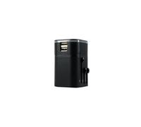 Adaptateur Secteur Universel (UK -US-Australie-Europe) Noir Noir
