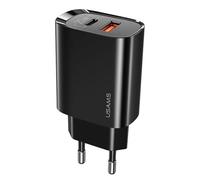 Adaptateur secteur - USAMS - Usa000816 - 1x USB 3000mA - 12V - Noir