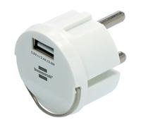 Adaptateur secteur USB 2.4 BRENNENSTUHL, blanc