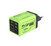 Adaptateur secteur USB-C 240 W, 6 ports, double alimentation PD QC
