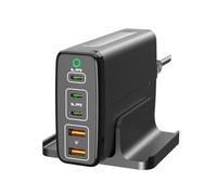Adaptateur Secteur USB C 245 W, Chargeur PD3.1 De Type C 140 W, Station De Charge Rapide À 5 Ports Sécurité Rapide(NO PD Cable)