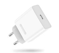 Adaptateur Secteur USB-C Alimentation Mural, Chargeur Rapide - 20W pour iPhone 15/15 Pro/15 Pro Max/15 Plus/14/13/12/11/SE 2020~8, iPad, Samsung, Android Phone, USBC Type C