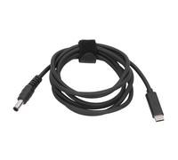 Adaptateur secteur USB-C pour ordinateur portable HP Smart, câble convertisseur à embout bleu coudé, conception en nylon tissé résistant,