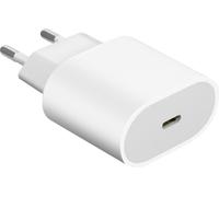 Adaptateur secteur USB-C Power Delivery 20W à charge rapide, chargeur mural - Blanc