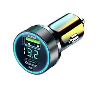 Adaptateur Secteur USB Type C 120 W for téléphone Portable avec Prise Allume-Cigare, Compatible Xiaomi et Huawei