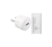 : Adaptateur secteur USB ultra-compact, 2,1 A / 10,5 W / Ø 39 mm