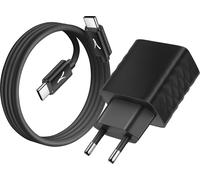 Chargeur Secteur USB-C 20W PD QC 3.0 avec Câble USB-C Akashi Noir