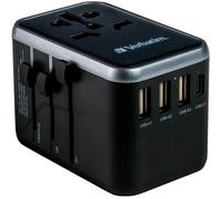 Adaptateur universel de voyage Verbatim UTA-04 (Noir)
