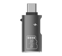 Adaptateur sécurisé de Type C et Lecteur de Carte mémoire pour Un accès Rapide fichiers, Gestion Facile des données, Lecteur de Carte pour téléphone