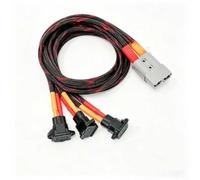 Adaptateur Séparateur 3 Sorties pour Vélo Électrique | Transmission stable 120A, design compact, idéal pour modification e-bike, sécurité renforcée(1M 10awg)