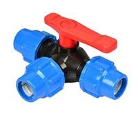 Adaptateur séparateur de connecteur de tuyau(Blu,32mm)