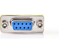 Adaptateur série | Adaptateur | D-SUB 9-Pin Femelle | D-SUB 9-Pin Femelle | Nickelé | Métal | Boîtier