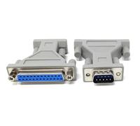 Adaptateur série D9 mâle vers D25 femelle - Connecteur DB RS-232 9 broches vers 25 broches, D9 entièrement câblé pour appareils anciens