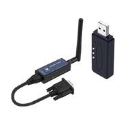 Adaptateur série DX-CP26 RS232 vers Bluetooth sans fil compatible iOS, AndroidWindows, interface DB9RJ45, batterie au lithium rechargeable intégrée (CP26 pour PC)