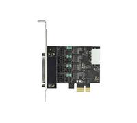 - Adaptateur série - PCIe 2.0 profil bas - RS-232 x 4 - noir