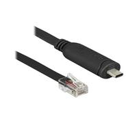 DeLOCK Câble série 63912 – USB Type-C vers RJ45 2 m Noir mâle/mâle